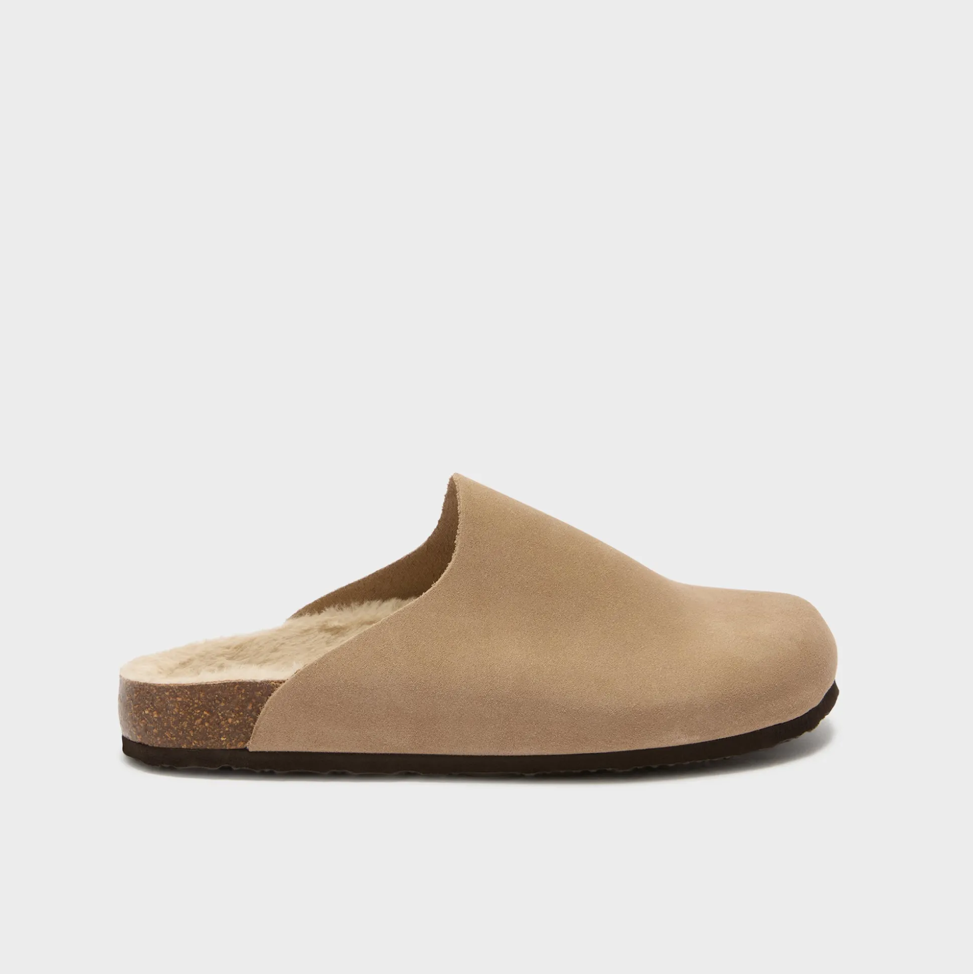 Mules louise fur