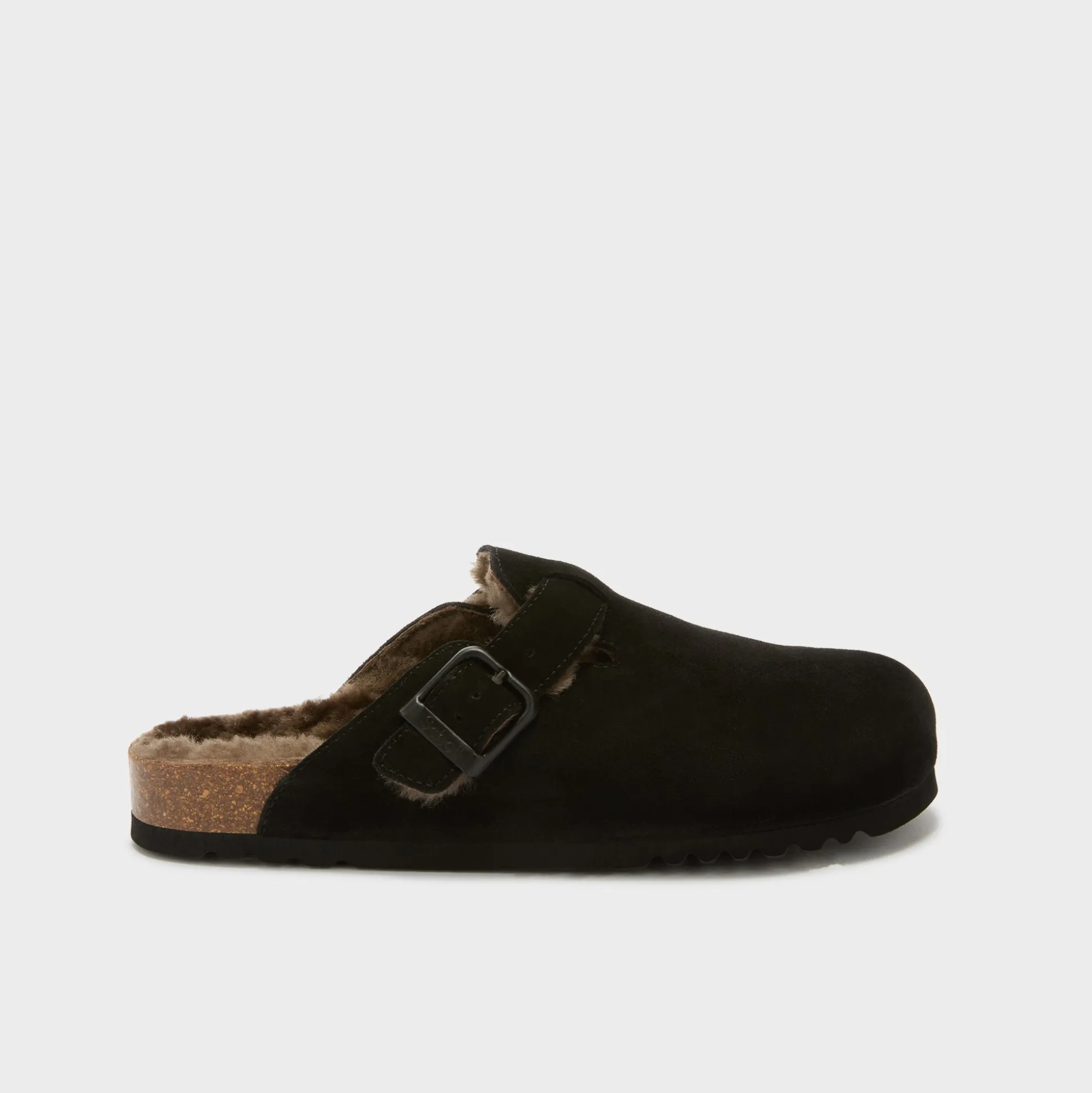 Mules olivier fur
