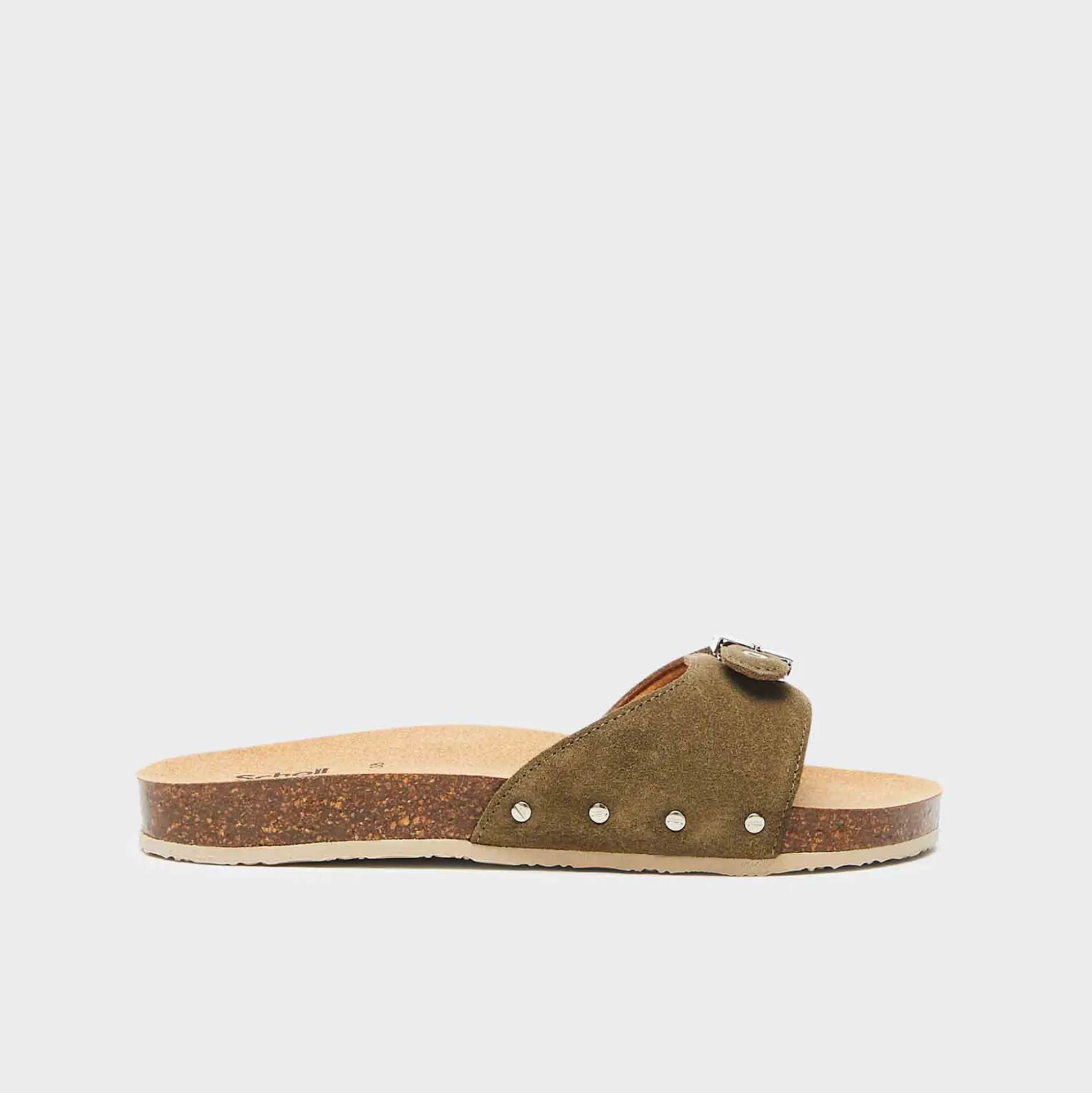 Mules pescura flat cork