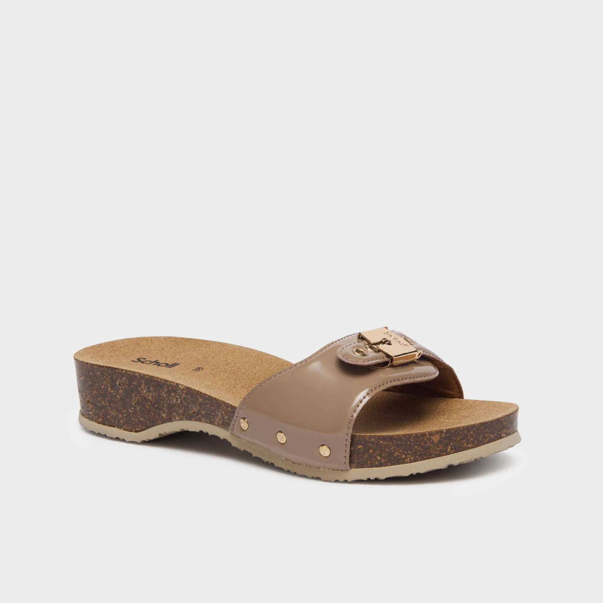 Mules pescura heel cork