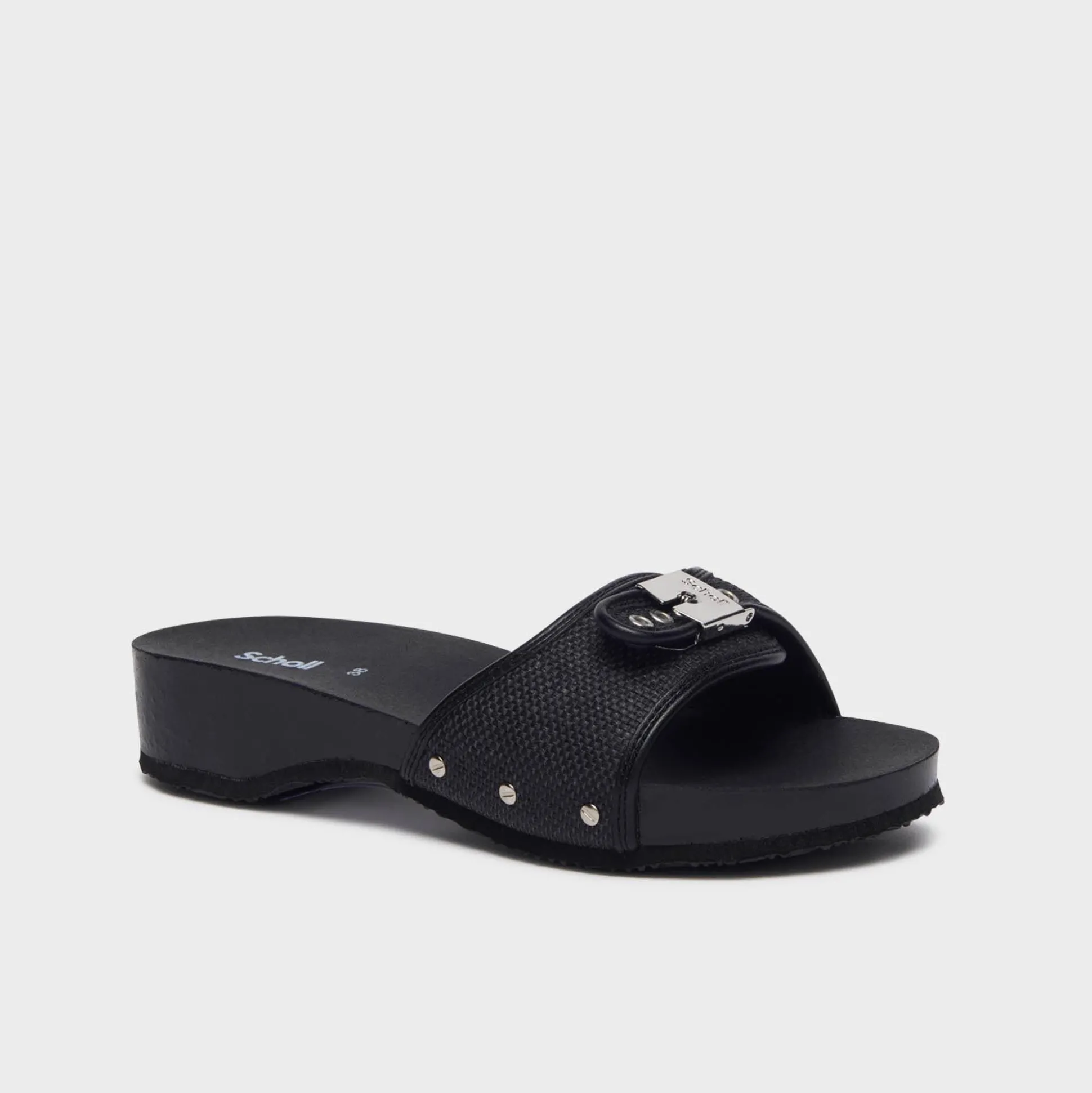 Mules pescura heel cork