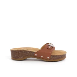 Mules pescura heel cork