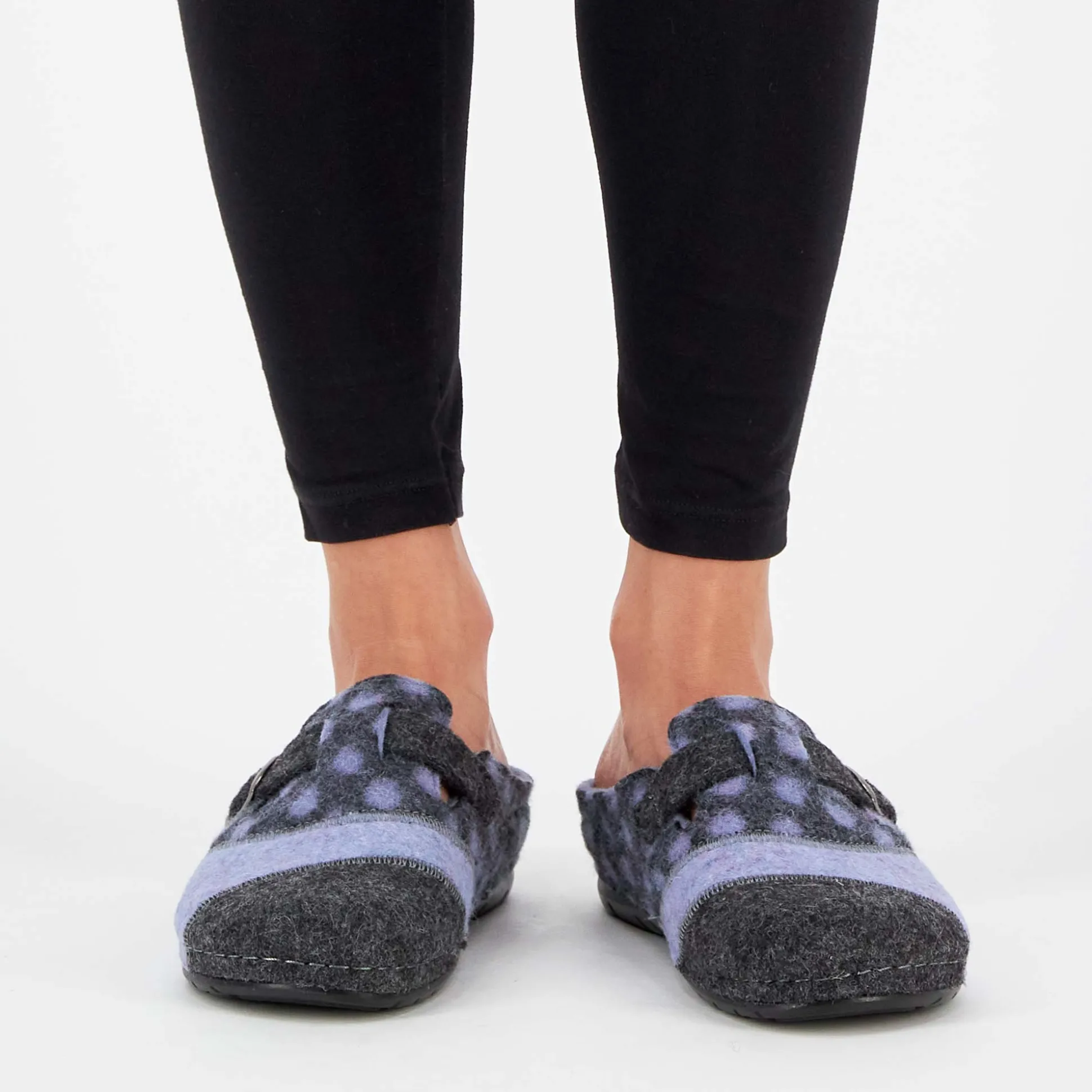 Slippers bruges buckle